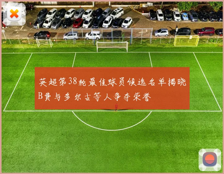 英超第38轮最佳球员候选名单揭晓B费与多尔古等人争夺荣誉